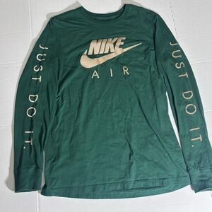 Nike Green Tee with White Logo